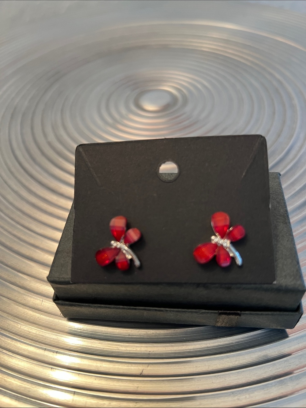 DRAGONFLY PIERCED EARRINGS